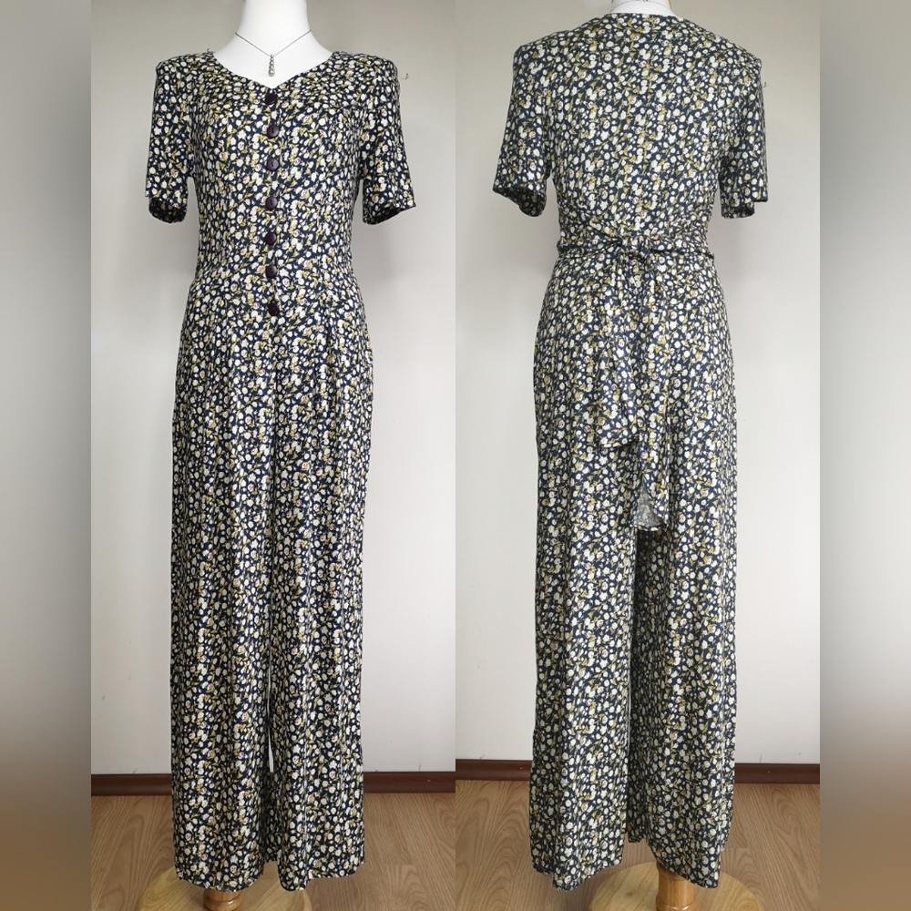 80s Ditsy Print Romper